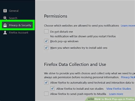 For example this page just showed a popup window when i clicked on the description. How to Block Pop-ups in Firefox: 11 Steps (with Pictures)