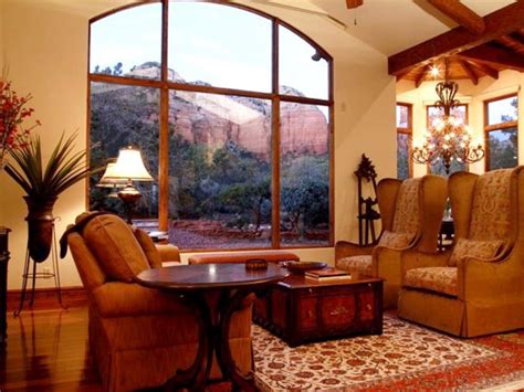 Transitional Living Room With Mountain View Hgtv