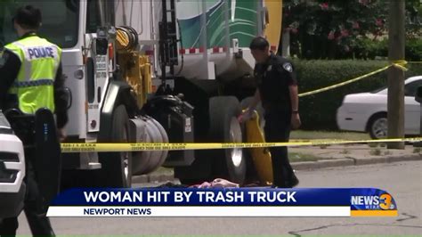 Woman Dies After Being Hit By Trash Truck In Newport News