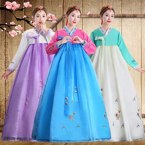 korean traditional hanbok dresses for women female da jang geum film cosplay costumes adult