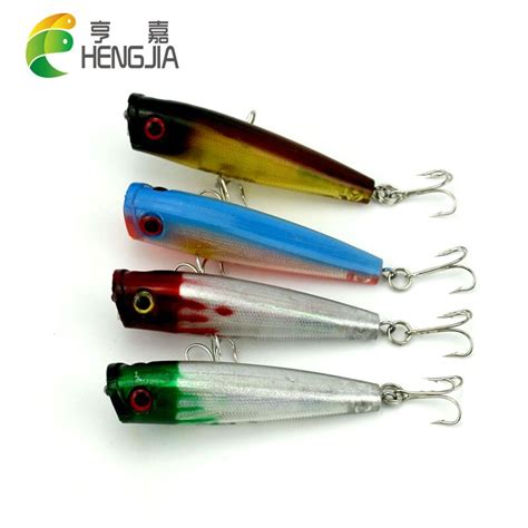 Hengjia 200pcs 5cm 66g Hard Plastic Crankbait Fishing Lures Popper