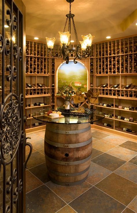 Wine towers are used as room separators while others have a designated space. For More Wine Decor Click Here http://moneybuds.com/Wine ...