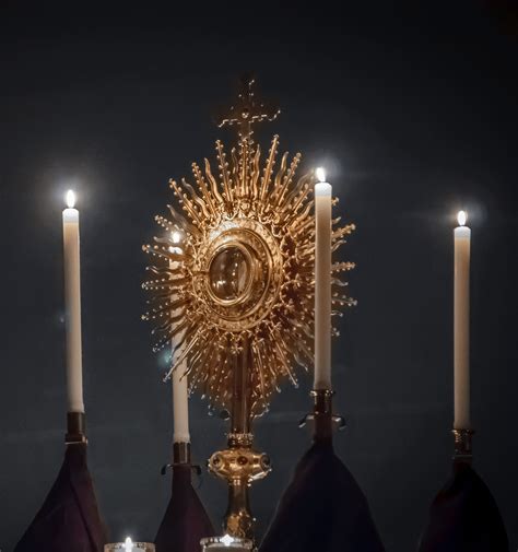 Taper Candle Candles Monstrance Anglican Church Benediction Roman
