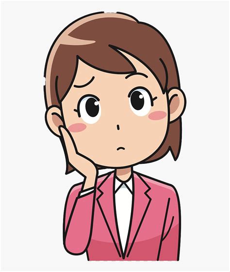 Cartoon Transparent Png Cartoon Person Thinking Person Thinking