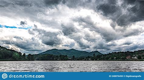 Dramatic Sky And Nature At Lake Junaluska North Carolina Near Maggie