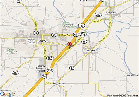 Map Of Super 8 Searcy Searcy