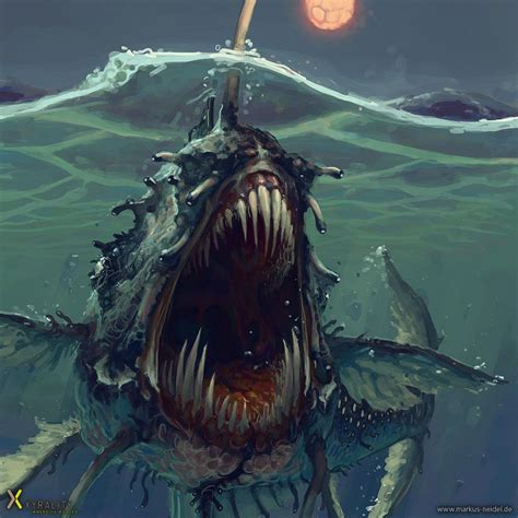 Soul Seeker Markus Neidel Sea Monster Art Creature Artwork Beast