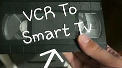 How To Connect VCR To Smart Tv...