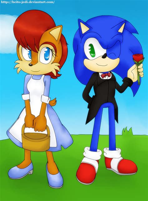 Sonic And Sally By Vitoriacampos On Deviantart