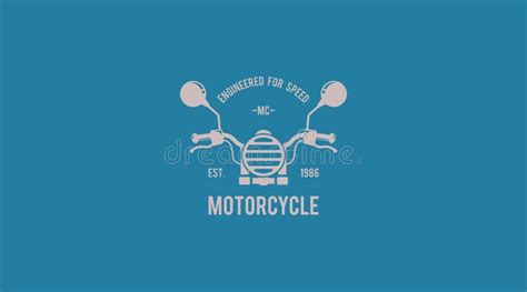 Motorcycle Logo Design Template Vector Stock Vector Illustration Of Biker Hipster 241257690