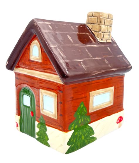 Forest Cottage Fairy House Bisqueware Ceramics Paint Your Own Pottery