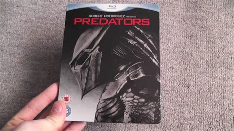 Predators Blu Ray Uk Steelbook Unboxing Youtube
