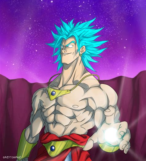 Broly Super Saiyan Blue By Greytonano On Deviantart