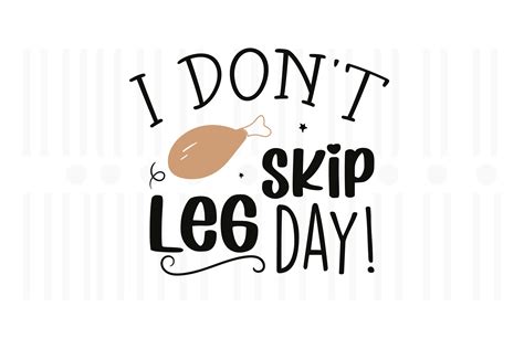 I Dont Skip Leg Daythanksgiving Svg Graphic By Svg Box · Creative Fabrica