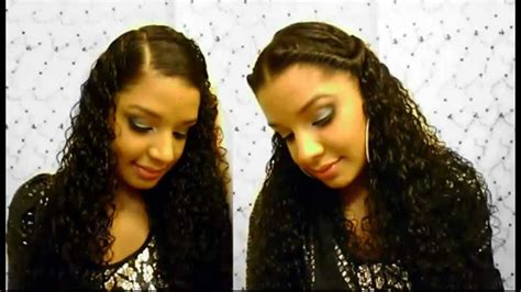 How To 2 Easy Cute Quick Curly Hairstyles Tutorial