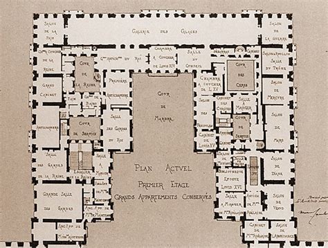 Plan your visit versailles palace. First Floor Plans _ Versailles | French architecture ...