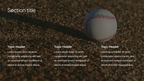 Free Classic Baseball Powerpoint Template Masterbundles