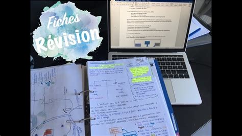 Comment faire un virement bancaire ? Comment faire des FICHES DE REVISION ? // FAC ♥ - YouTube
