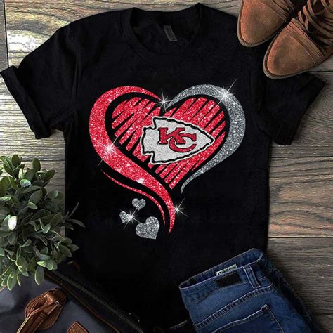 Shop for chiefs gifts, jewelry, bags, socks and more at nflshop.com. Kansas City Chiefs Glitter Heart Shape Lovely and True ...