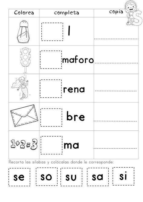 Juegos infantiles para educación inicial y primaria. Mi Cuadernillo de Sílabas IE_Página_36 en 2020 ...