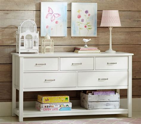 Our dressers come in a variety of shapes and finishes that work in any room. Camp Extra-Wide Dresser - Simply White | Pottery Barn Kids