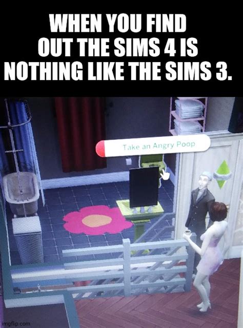 New Template Sims Take An Angry Poop Imgflip