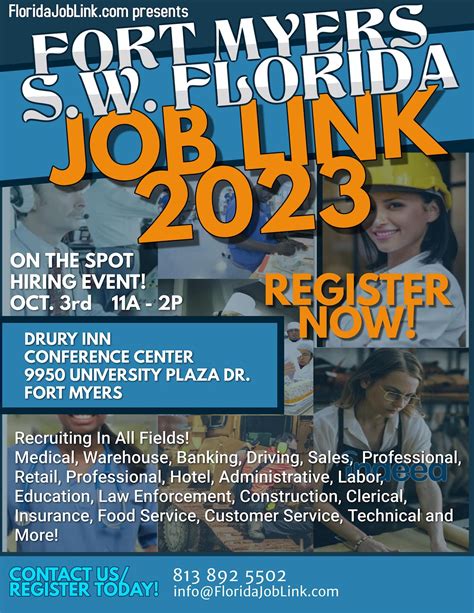 FORT MYERS JOB FAIR 2023! HIRING HUNDREDS ON TUESDAY! OCT. 3 | DRURY