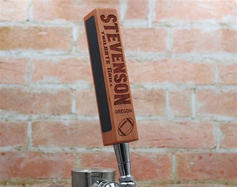 Custom Beer Tap Handle Laser Engraved With Chalkboard Tap House