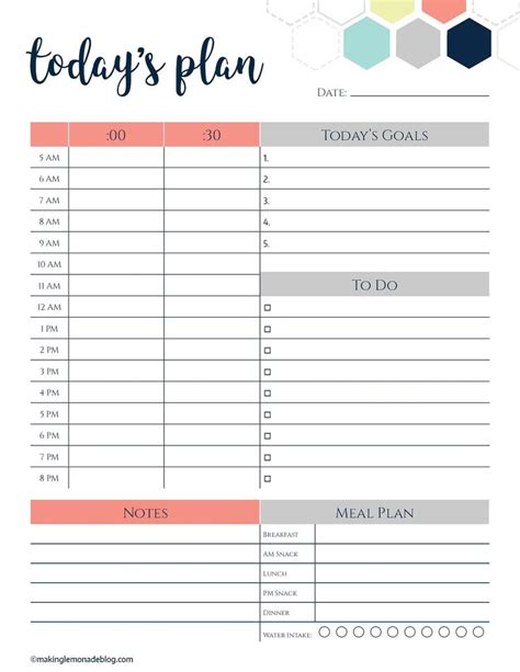 The One Printable I Cant Function Without Free Daily Planner