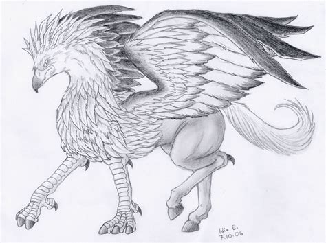 Hippogriff The Half Eagle And Half Horse Mythical Birds Mythical Beast