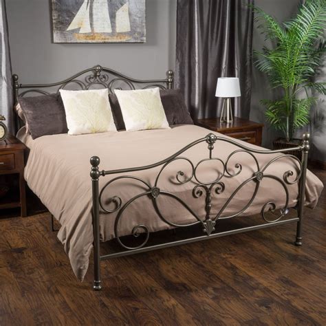 King Size Rustic Metal Bed Frame Jimmy Newpox