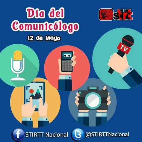 El día del comunicólogo se celebra cada 12 de mayo y está destinado a consolidar la identidad de quienes estudian dicha licenciatura, para definirlos y saber quienes son en términos profesionales. Pin de Maria Monroy en cumpleaños fechas especiales | Dia ...