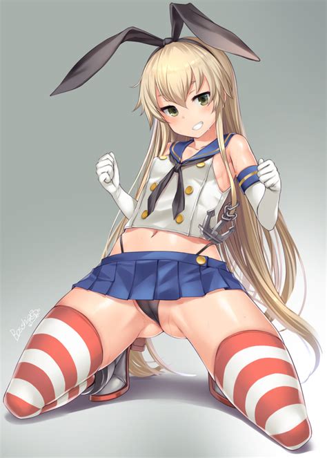 bosshi shimakaze kancolle kantai collection commentary request