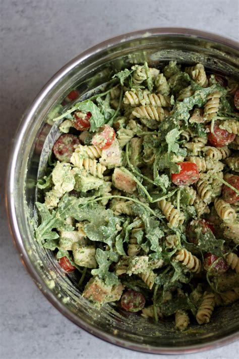 Cover and refrigerate for 30 minutes. Greek Yogurt Caesar Pesto Pasta Salad with Grilled Chicken ...