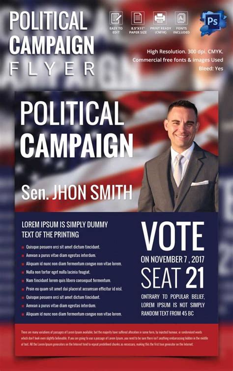 Campaign Flyer Colonarsd7 For Free Election Flyer Template Best