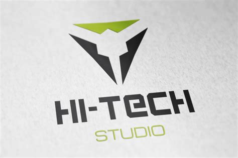 Modern Hi Tech Logo By Jekson Graphics