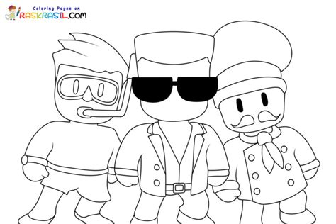 Stumble Guys Coloring Page Coloring Home
