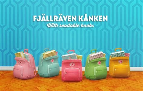 Simforadreams Fjällräven Kånken Backpack With Readable Books At Lina