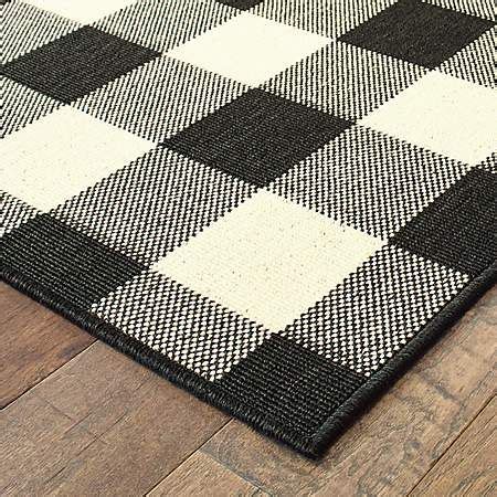 Get the best deals on checked shag rugs. Madura Buffalo Check Outdoor Area Rug, 9x13 | Outdoor area ...