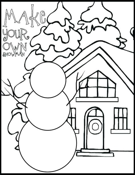 Winter Coloring Pages Pdf At Free Printable