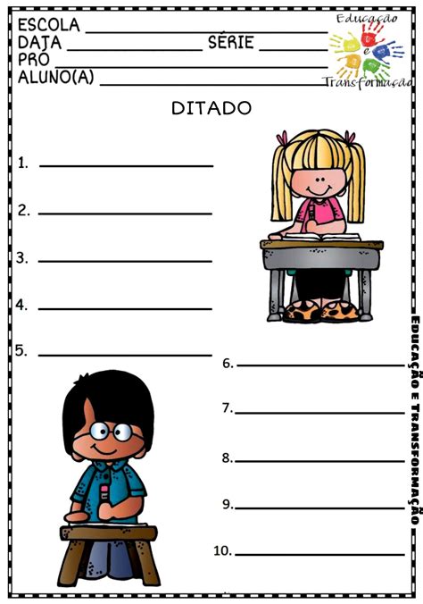Escrita Espontânea 1 Ano