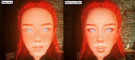 Clean Face Textures Cbbe At Skyrim Special Edition Nexus Mods And