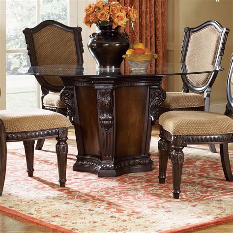 24 Round Pedestal Dining Table Sets Pictures