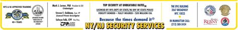 Epic Security Corp Professional Security Services New York Ny