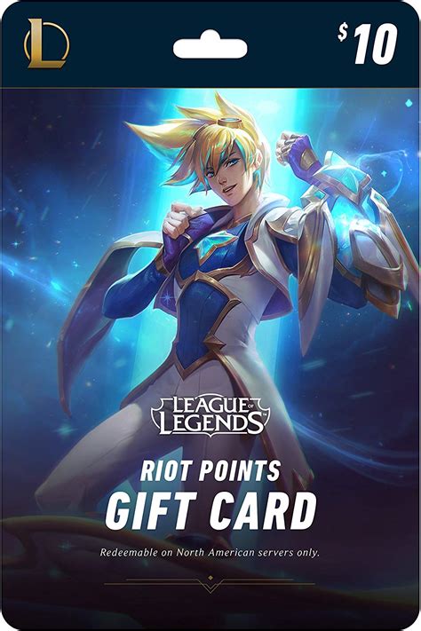 Buy League Of Legends 10 Card 1380 Riot Points Na Only And Download