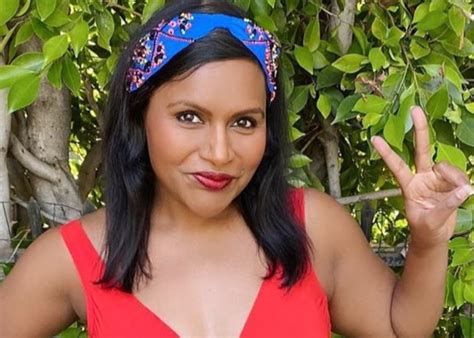 mindy kaling poses in a series of swimsuit shots — looks stunning celebrity insider