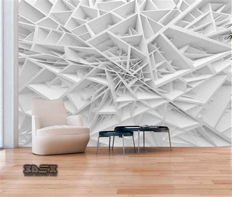 Tampak Nyata 10 Inspirasi Wallpaper 3d Mewah Untuk Ruang Tamu