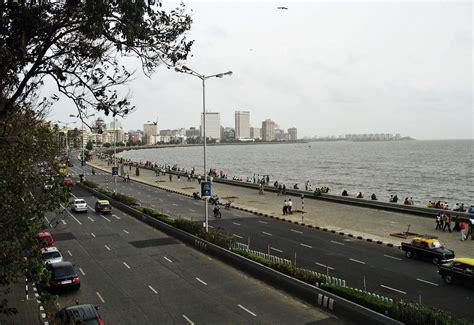 Stock Pictures Marine Drive Mumbai Photographs And Sketches