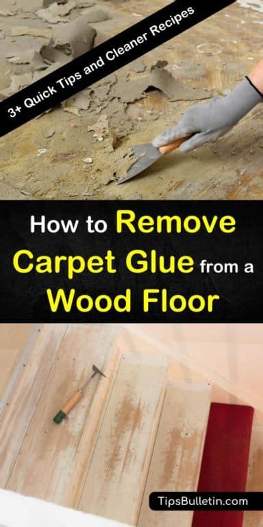 This may remove a good amount of the adhesive from the wood floor as well as removing oils and dirt that could hinder your progress. How to Remove Carpet Glue from a Wood Floor - 3+ Quick ...