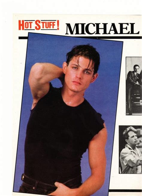 Michael Pare Teen Magazine Pinup Clipping Streets On Fire Nice Muscles